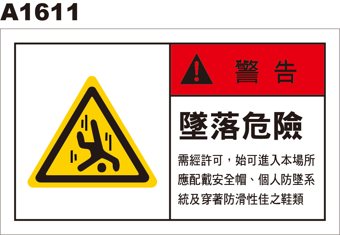 墜落危險