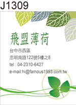 地址貼紙 薄荷